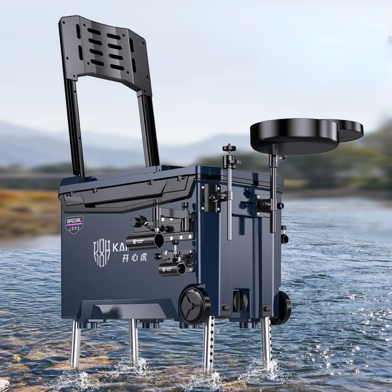

Lightweight Fishing Boxes with Wheel Multi-functional Tackle Box Full Set Can Sit on The Thicken Fishing Tackle Equipment
