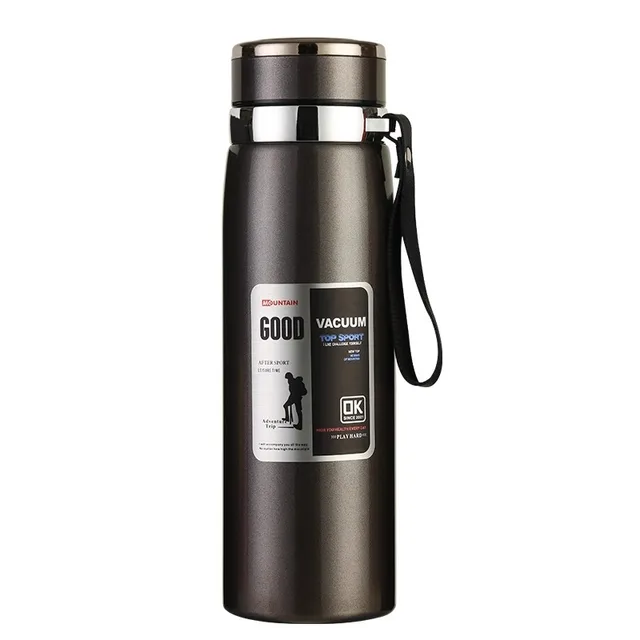 Tasse thermos en acier inoxydable 316, tasse de séparation de thé portable pour l'extérieur, tasse à thé de grande capacité de 1000ml pour voyage en voiture 5