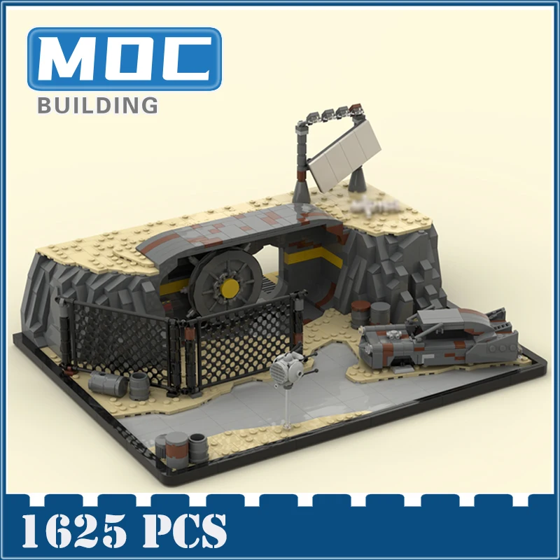 

Кубики MOC Fallout, ядерный укрытие (хранилище), сборная игрушка «сделай сам», строительные блоки, декорации фильмов, набор моделей для кужа, игру...