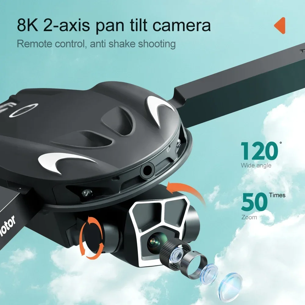 V166 drone with 8K 4K dual cameras Obstacle avoidance optical positioning foldable Wifi Fpv Brushless RC Dron Quadcopter Toy V166 drone with 8K 4K dual cameras Obstacle avoidance optical positioning foldable Wifi Fpv Brushless RC Dron Quadcopter Toy