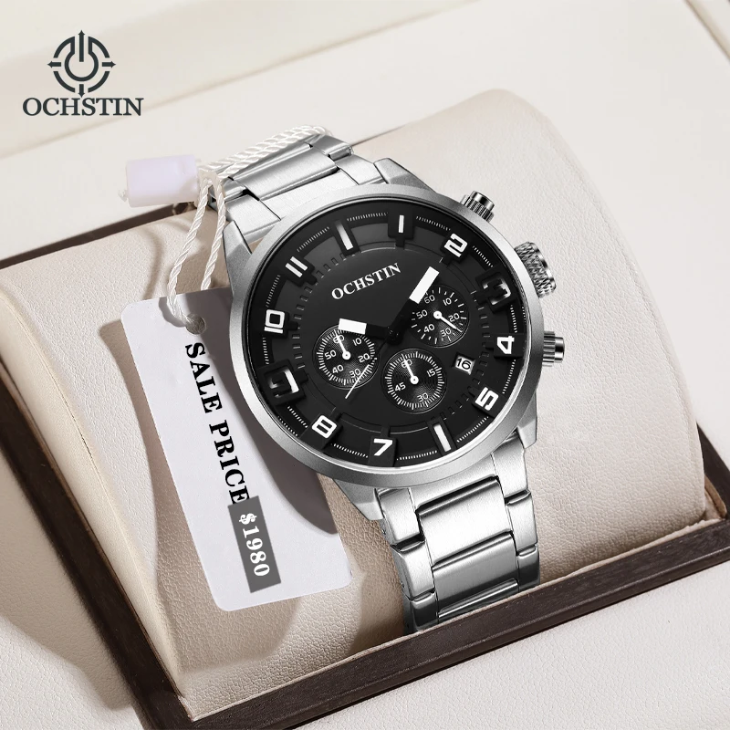 OCHSTIN Men's Watches Stainless Steel Ultra Thin Men's Quartz Watches Sports Watches Men's Luxury Watches Original Watches