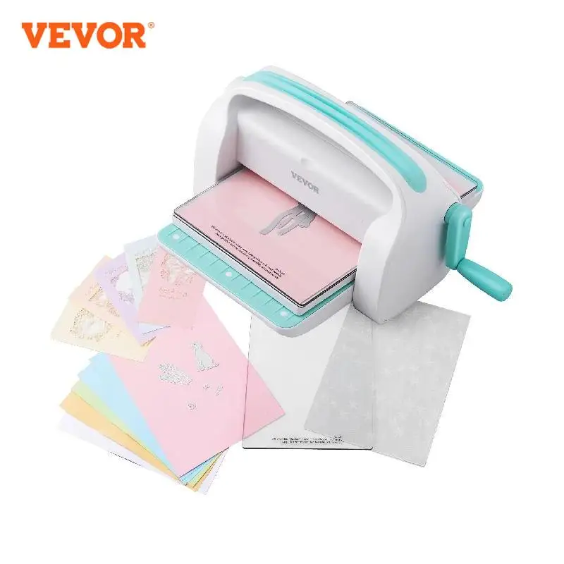 Manual Die Cutting Embossing Machine Mini Opening Scrapbooking Handmake Tools for DIY Art Craft Card Decorations 6/9in DIY Die Cut Machine