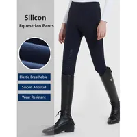 Silicon Equestrian Pants High Waist Women's Spring/Summer High Elastic Horse Riding Equestrian Clothing Anti slip Wear resistant 1