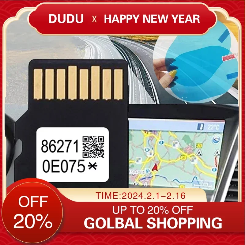 Scheda Sd Di Navigazione Compatibile Con Toyota Muslimat Nav Mappe Di Navigazione Per Auto Usa Canada Ultimo Aggiornamento Con Reaview Antiappannament