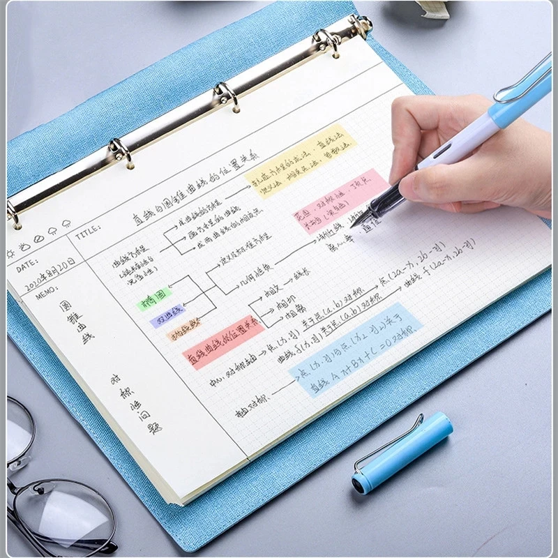 A4 A5 A6 B5 Hollow Loose-leaf Notebook, Detachable Notebook, Leather Notepad  Notebook Binder Notepads Stationery - AliExpress