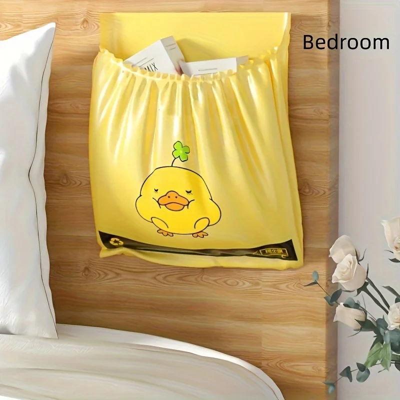 15pcs/pack Adhesive Car Trash Bag Disposable Car Interior Hanging Multi-Functional Clean Bag Small Plastic Garbage Bin