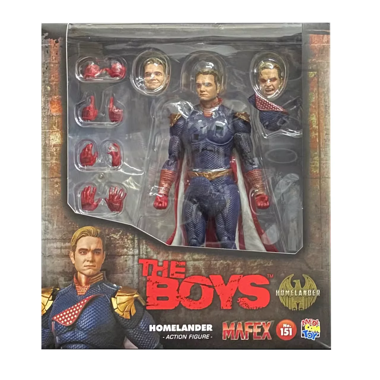 In Stock Original Medicom Toy MAFEX No 151 HOMELANDER THE