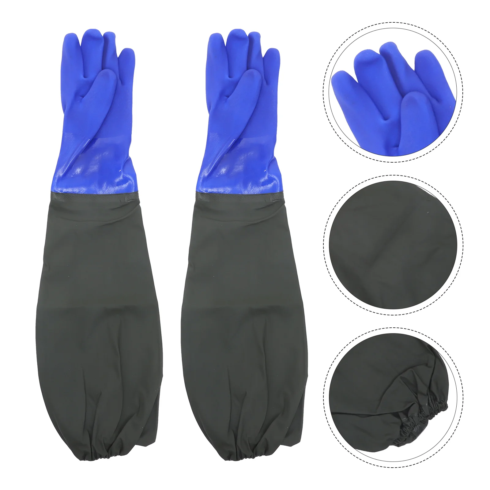 

Extra Long Waterproof Gloves Fishing for Men Lengthen Aquarium Gardening Fabric Cleaning Accessory Man