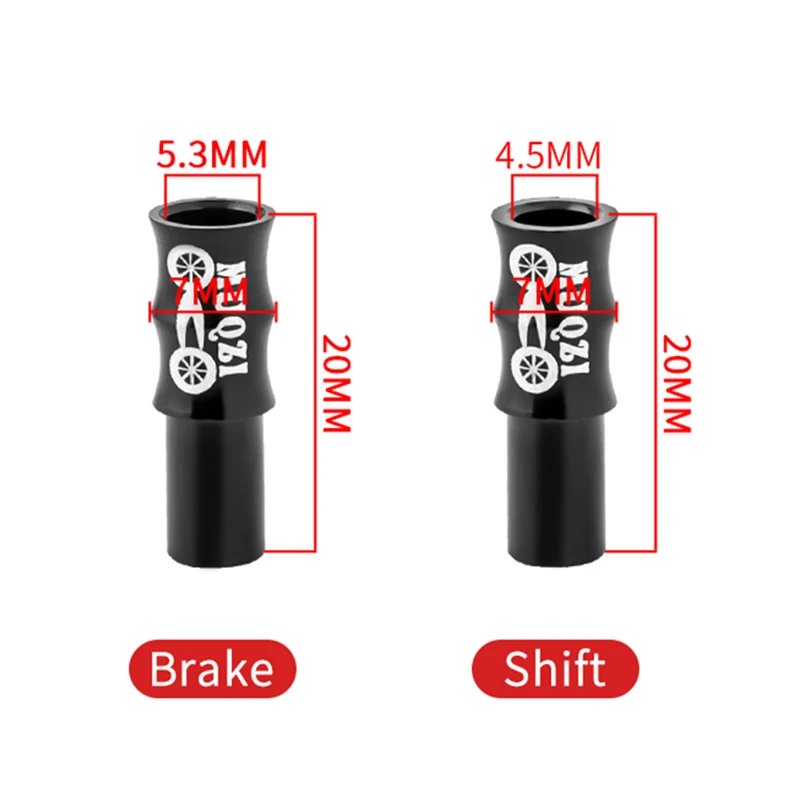 Bike Cable End Cap 4mm 5mm MTB Road Bicycle Brake Shifter Cable Housing Wire Line End Cap Crimp 10pcs bicycle brake cable tips