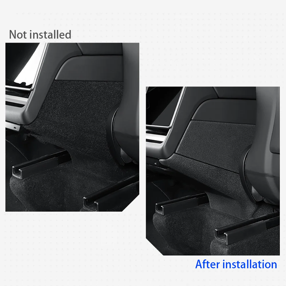 For Tesla New Model Y Juniper 2025 Launch Center Console Side Anti-Kick TPE Cove