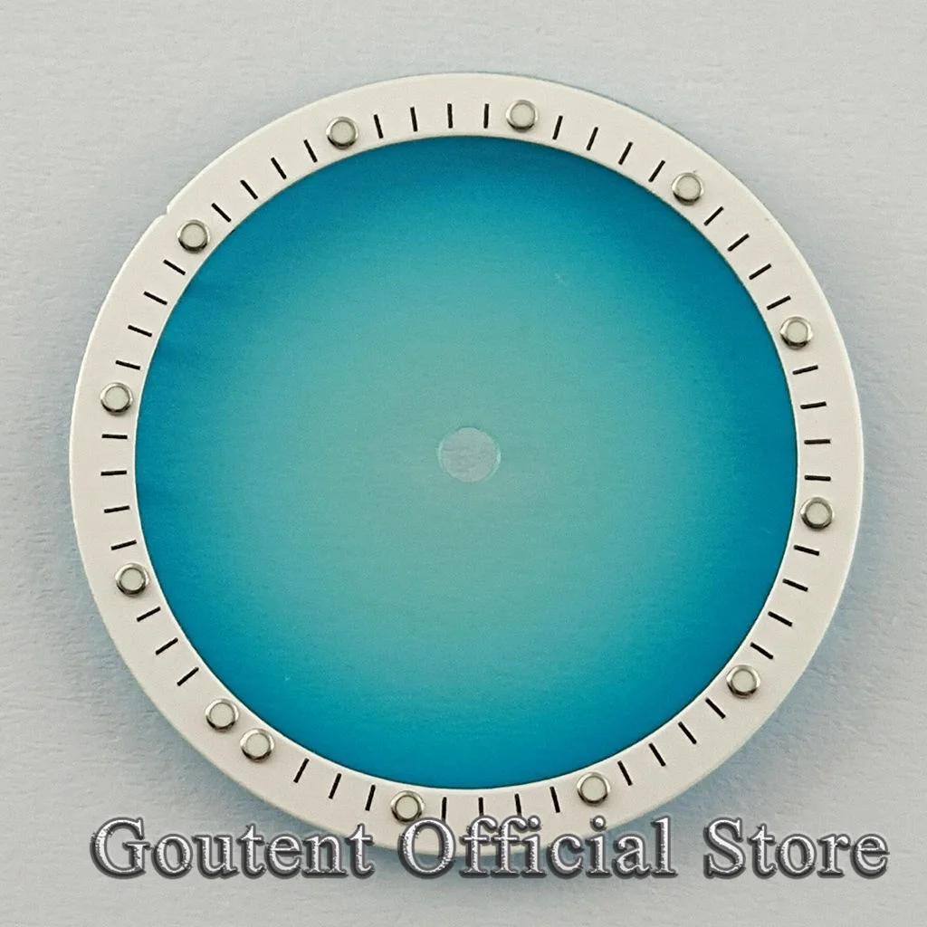 Goutent Elegant Black Blue White Perspective Dial with See-through Design for Automatic Movement Watches