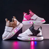 Children LED Shoes Boys Girls Fashion Lighted Casual Sneakers Spring Autumn Glowing Running Shoes Soft Sole Comfort Sports Shoes 1