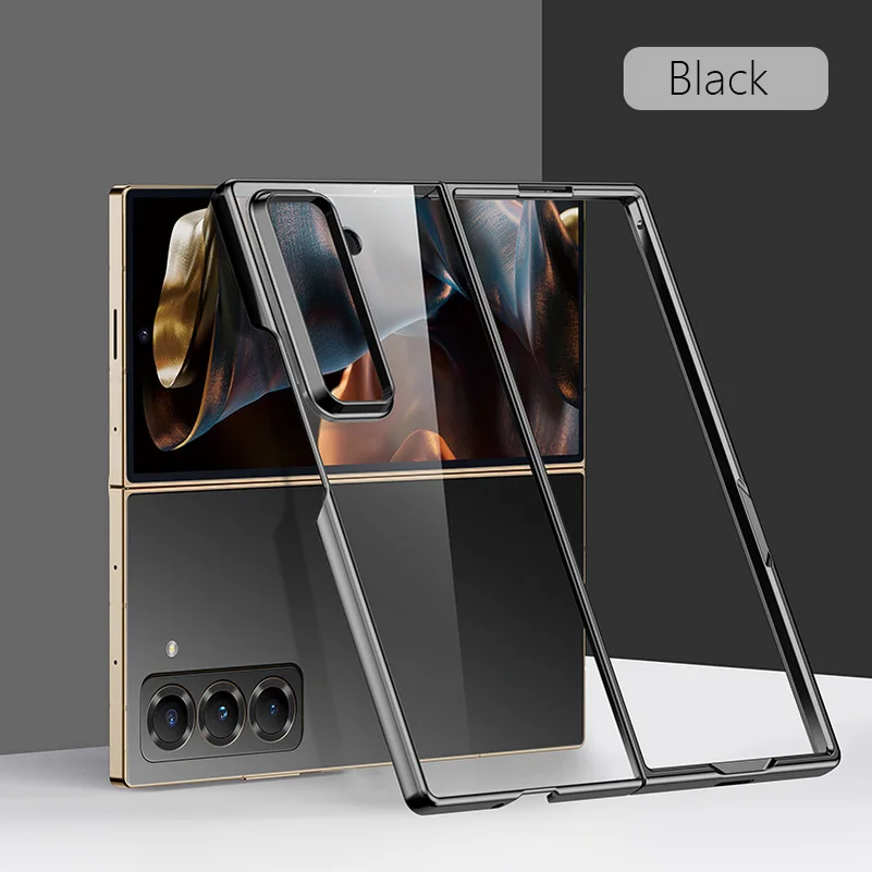 Sleek Transparent Electroplated Protective Case