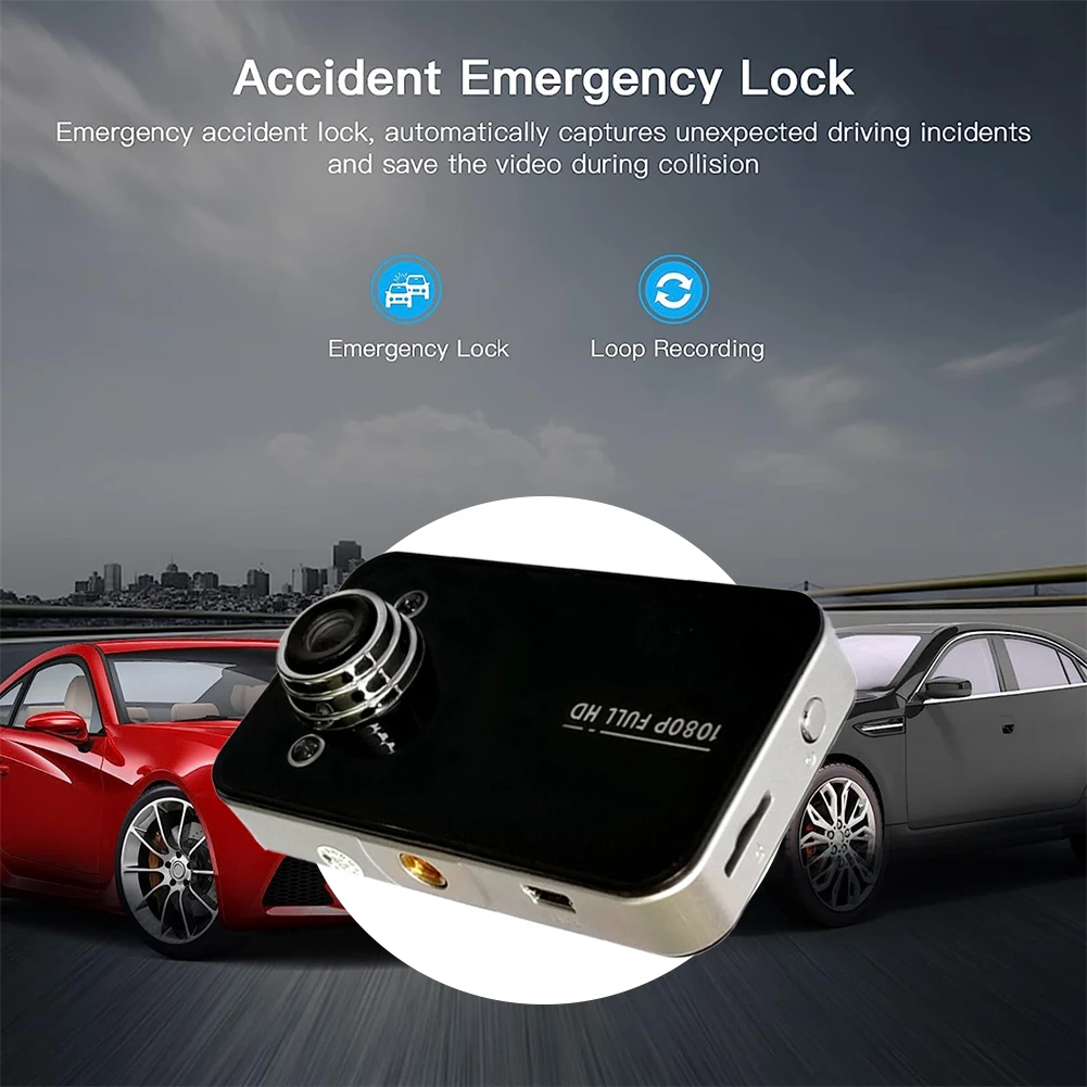 1080P Full HD Dash Cam Loop Recording Car Video Recorder Motion Detection Auto Video Camera Support TF 32G 140 Degree View Angle