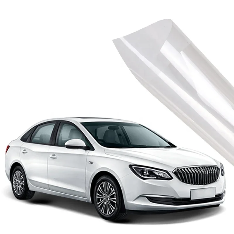 4 Mil Transparent Safety Window Film Anti Shatter Clear Glass Protection Film Self Adhesive Window Tint for Home Car window privacy film window film
