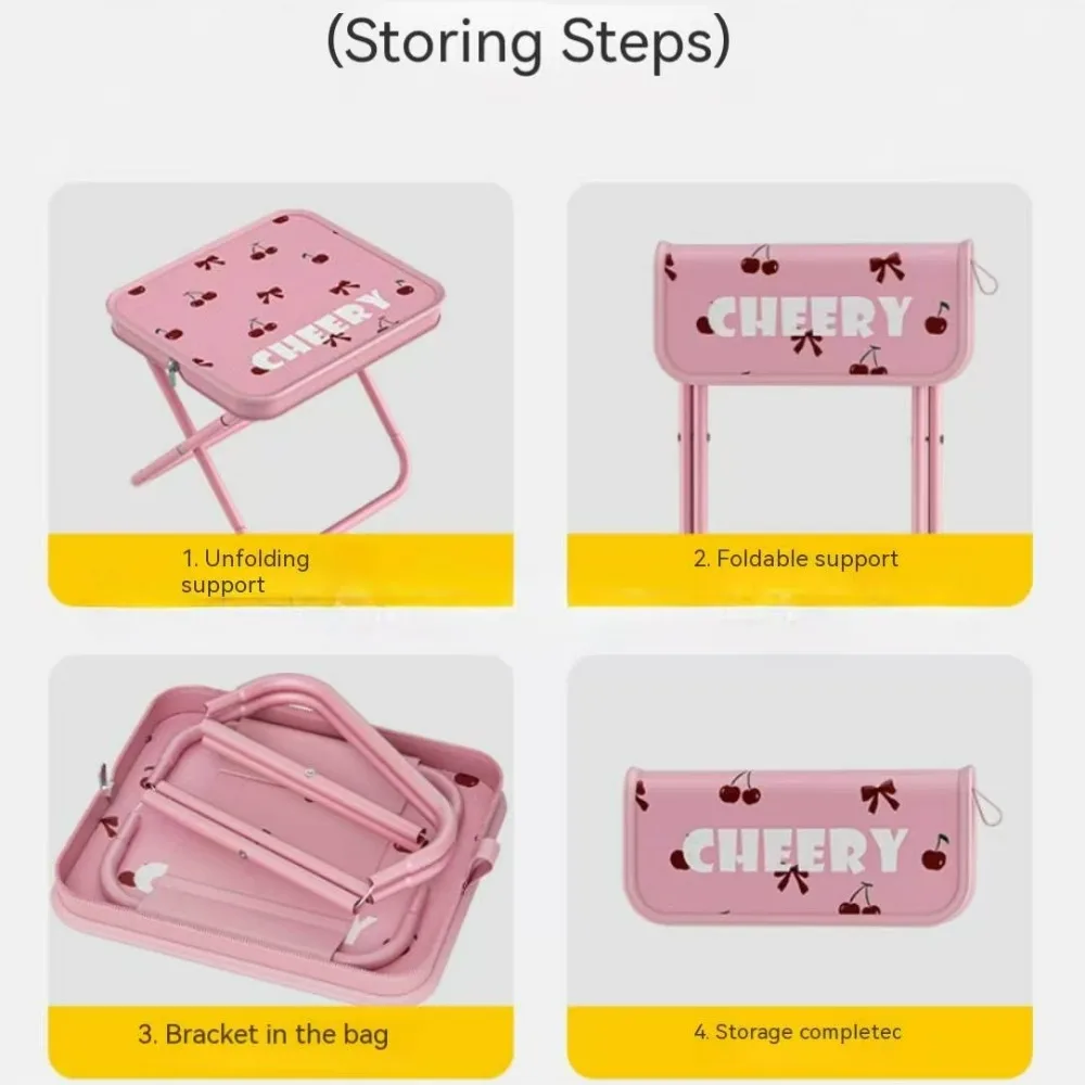 Outdoor Folding Stool Camping Chair Park Stool Picnic Portable Zipper Packed Small Fishing Chair Garden Folding Chair 5