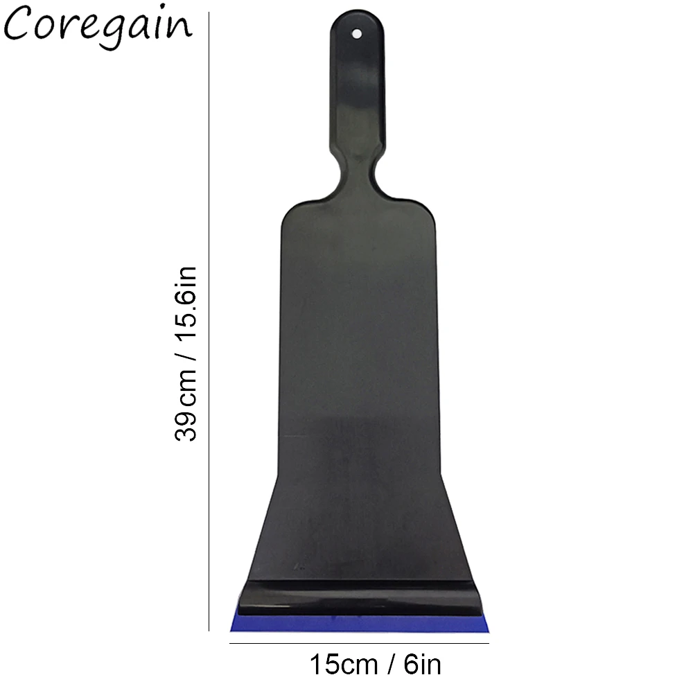 Window Tinting Squeegee Car Wrapping Tools Long Handle Cleaning Squeegee Front Rear Window Tinting Scraper Carbon Fiber Vinyl Shovel