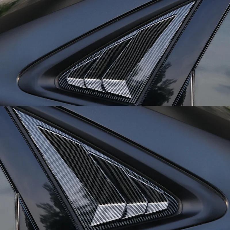 2 pezzi lato lunotto posteriore scoop feroia otturatore adesivo copertura Trim Car Styling accessori ABS per Audi A3 8V Hatchback 2014-2019  34