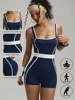 Women's Tracksuit Seamless Yoga Set Yoga Jumpsuits One Piece Workout Rompers Sportswear Gym Set Workout Clothes Women Bodysuit