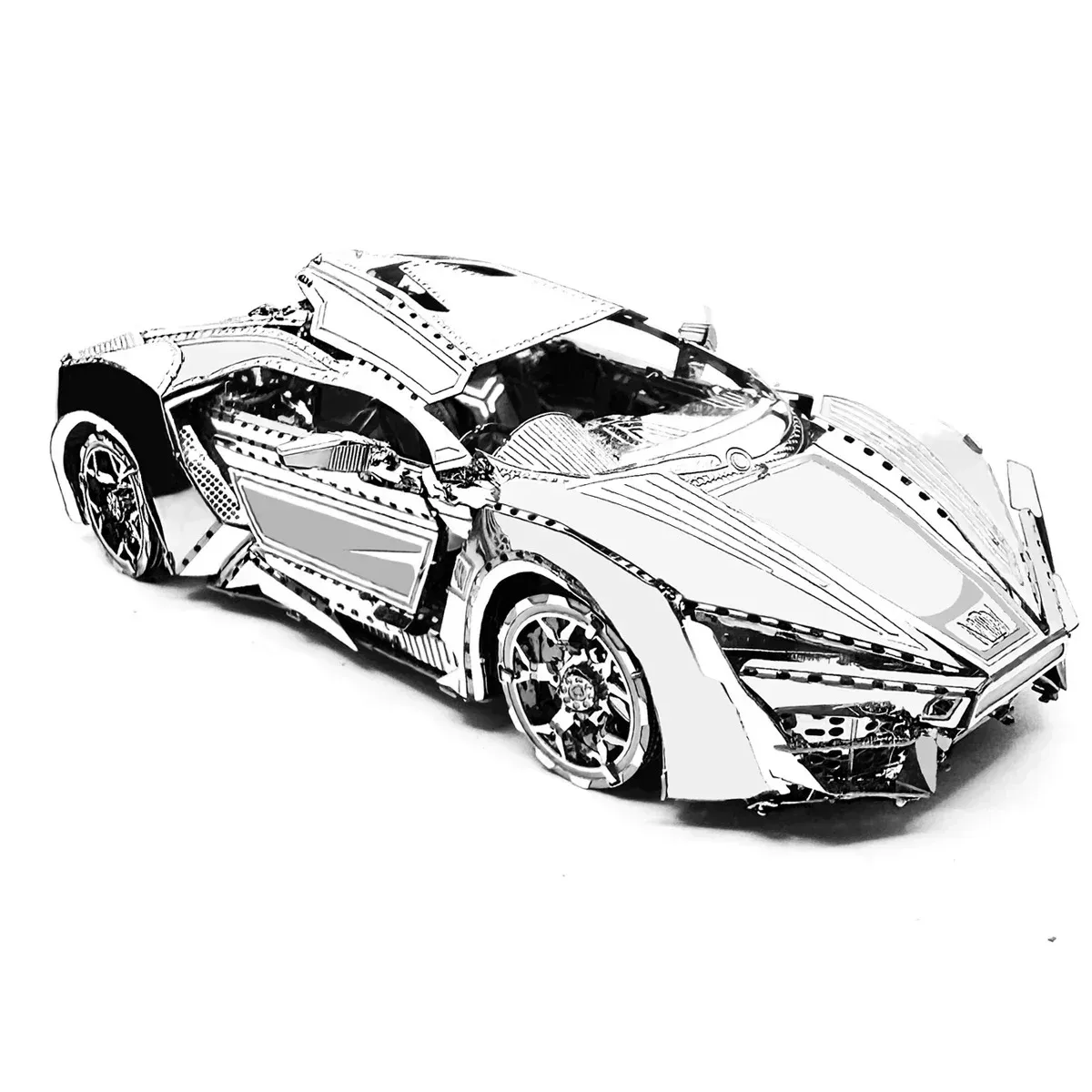 DIY 3D Metal Puzzle: Super Sport Car Jigsaw