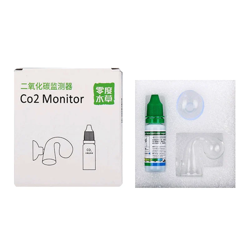 ZRDR Aquarium CO2 Indicator Solution PH Monitor Bubble Counter For Plant