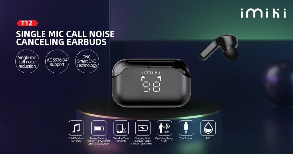 Imilab Imiki T12 TWS Bluetooth Earbuds