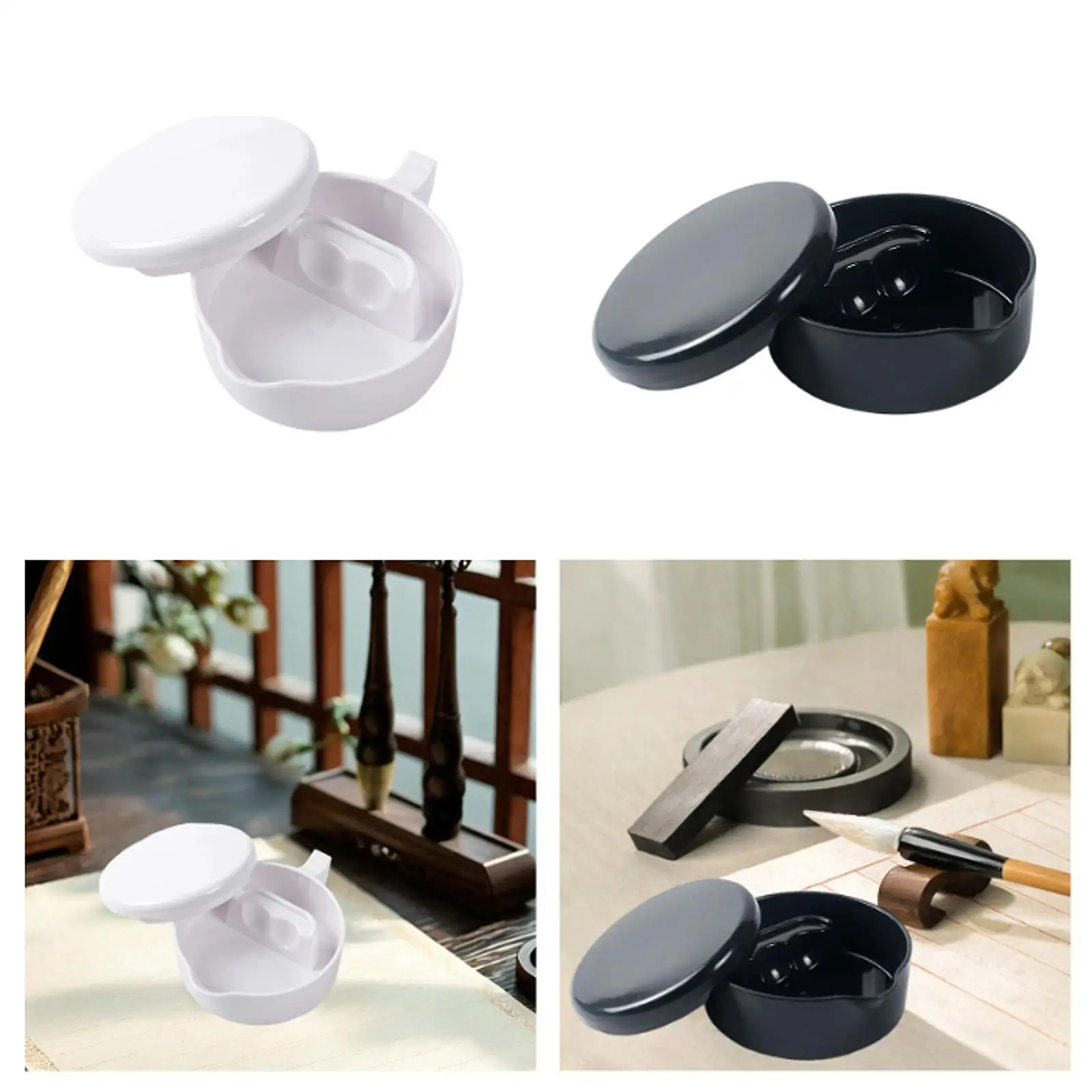 Calligraphy Inkstone Students Supplies for Chinese Japanese Writing Inkstone Professional Multifunctional Ink Plate Ink Well Dish Calligraphy Inkstone Students Supplies for Chinese Japanese Writing Inkstone Professional Multifunctional Ink Plate Ink Well Dish