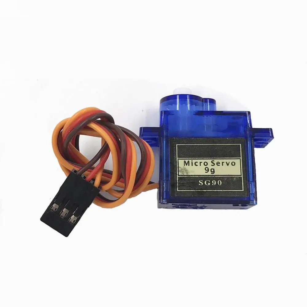Servo 9g SG90 180° ou 360° - micro servomoteur RC analogique pour modélisme, rotation d'angle réglable par vis.