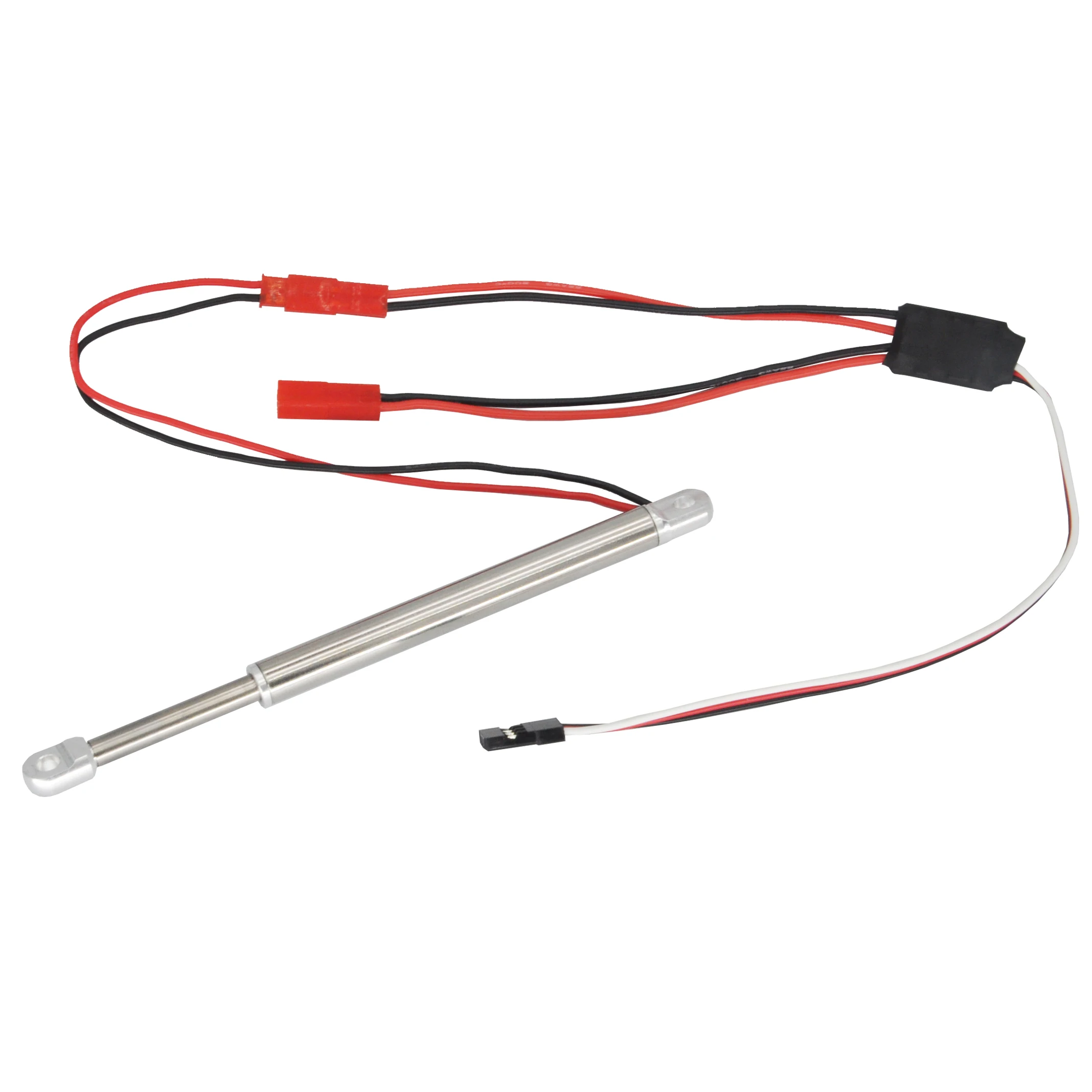 Vollmetall Elektrische Schubstange Simulation Zylinder 30/50/80/100/130mm Hub 3 ~ 6V Stößelstange Für RC Auto Bagger DIY Modell Teile – Detail 15