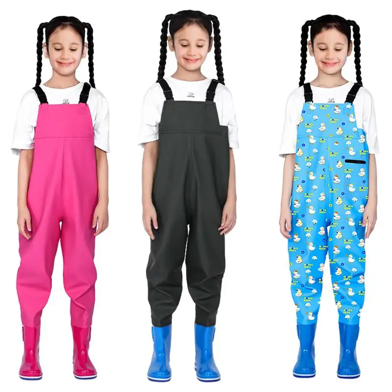 Kids One-Piece Fishing Waders 1