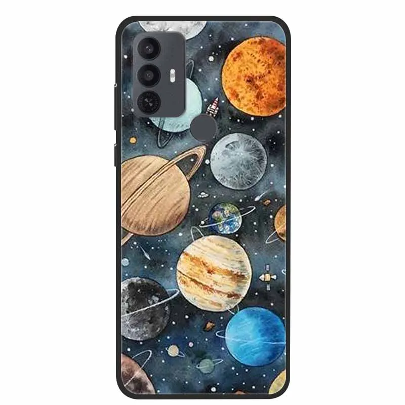 Floral Soft Silicone Protective Phone Cover with Animal Design for Girls – TPU Coque Case
