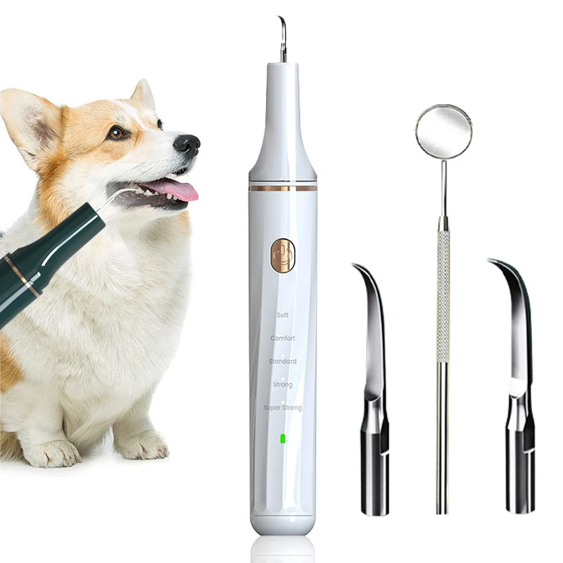 

Household Dog Toothbrush Ultrasonic Portable Dog Toothbrushs Electric Bright White Teeth Professionally Cleaner Pet Supplies