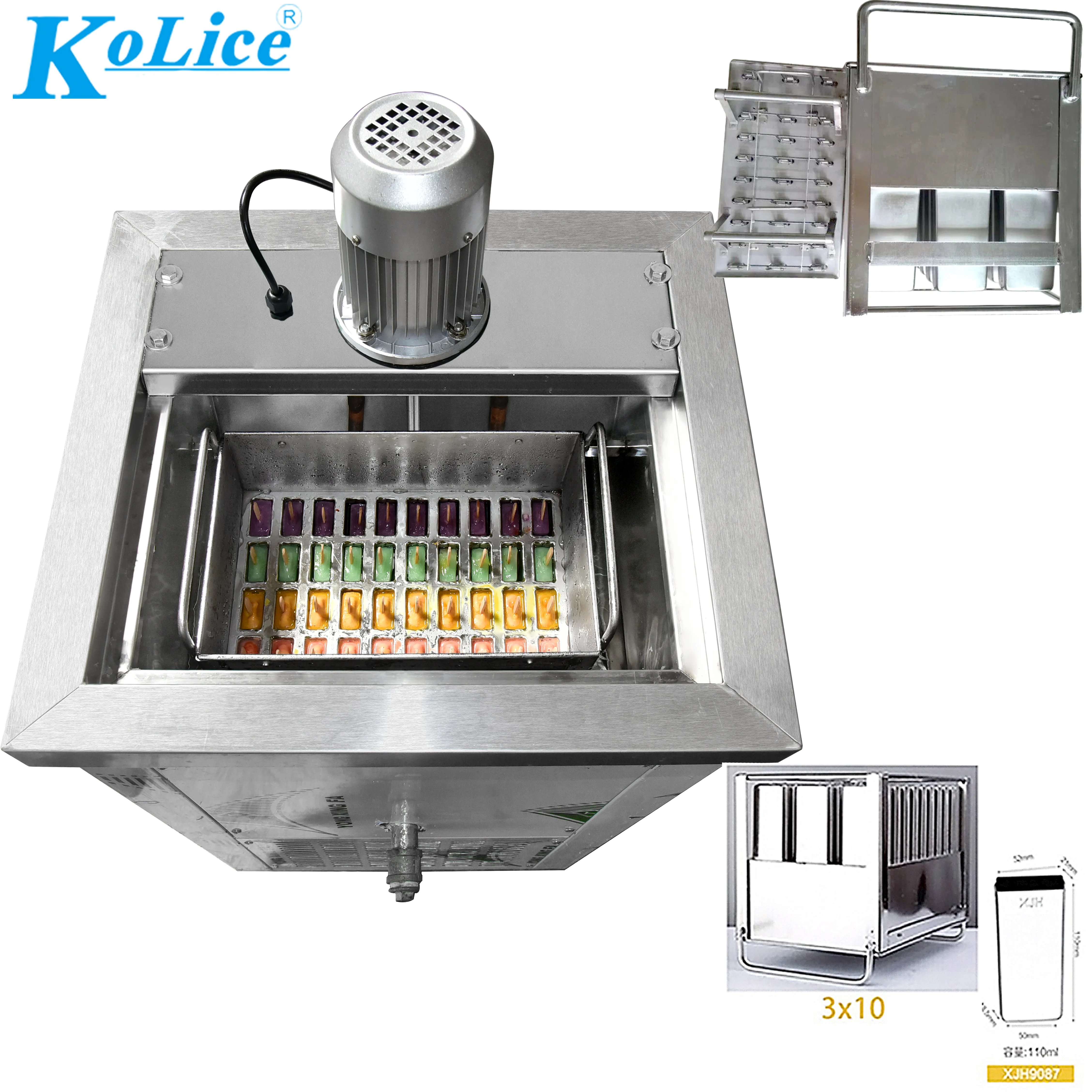 Kolice Manufacturer BPZ-01 CE ETL popsicle machine/ice lolly machine/ice lollipop machine