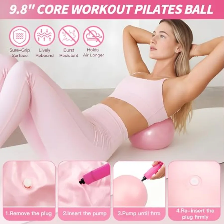 Resistance bands and ball training setup