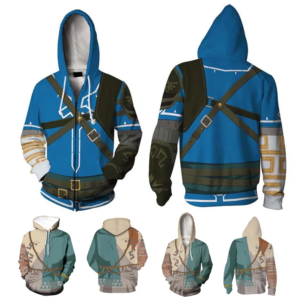 Sudaderas-con-capucha-con-estampado-3D-de-Zelda-Legend-para-hombres ...
