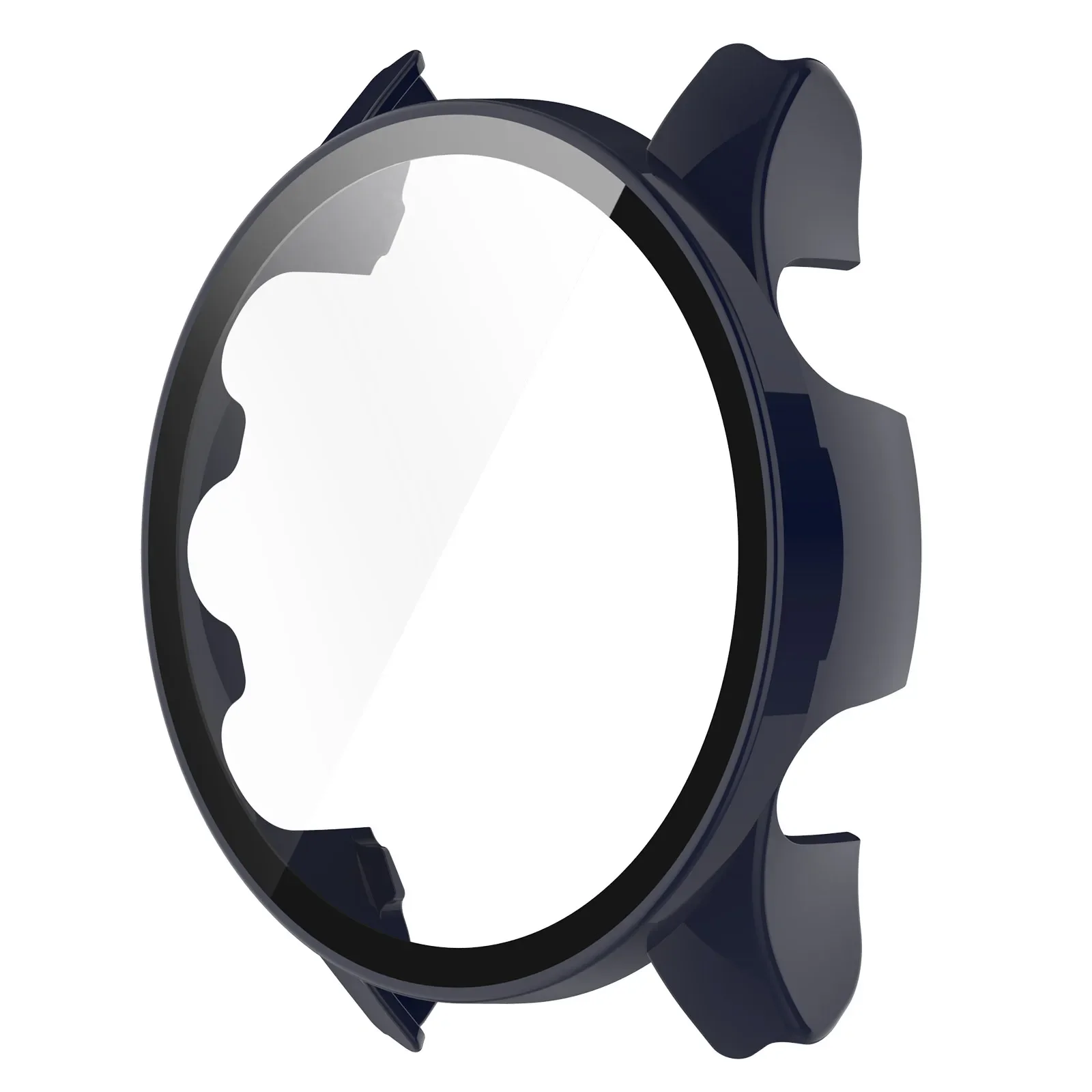 Screen Protector Watch Cover with Tempered Glass and Durable PC Shell