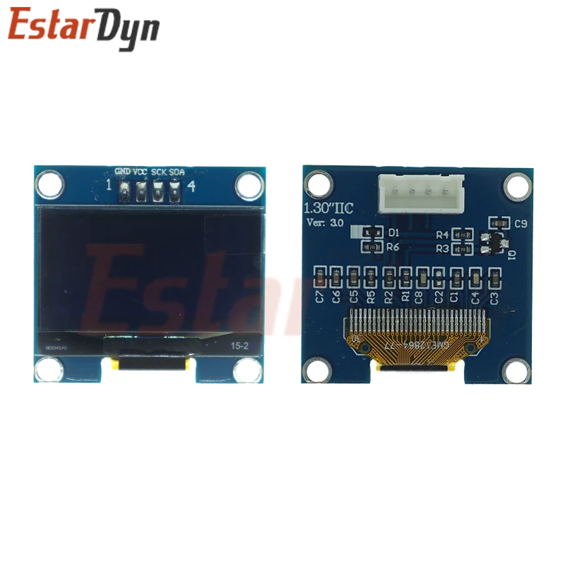 1.3 inch OLED Module White/Blue SPI/IIC I2C Communicate Color 128X64 OLED LCD LED Display Module Oled Display Module