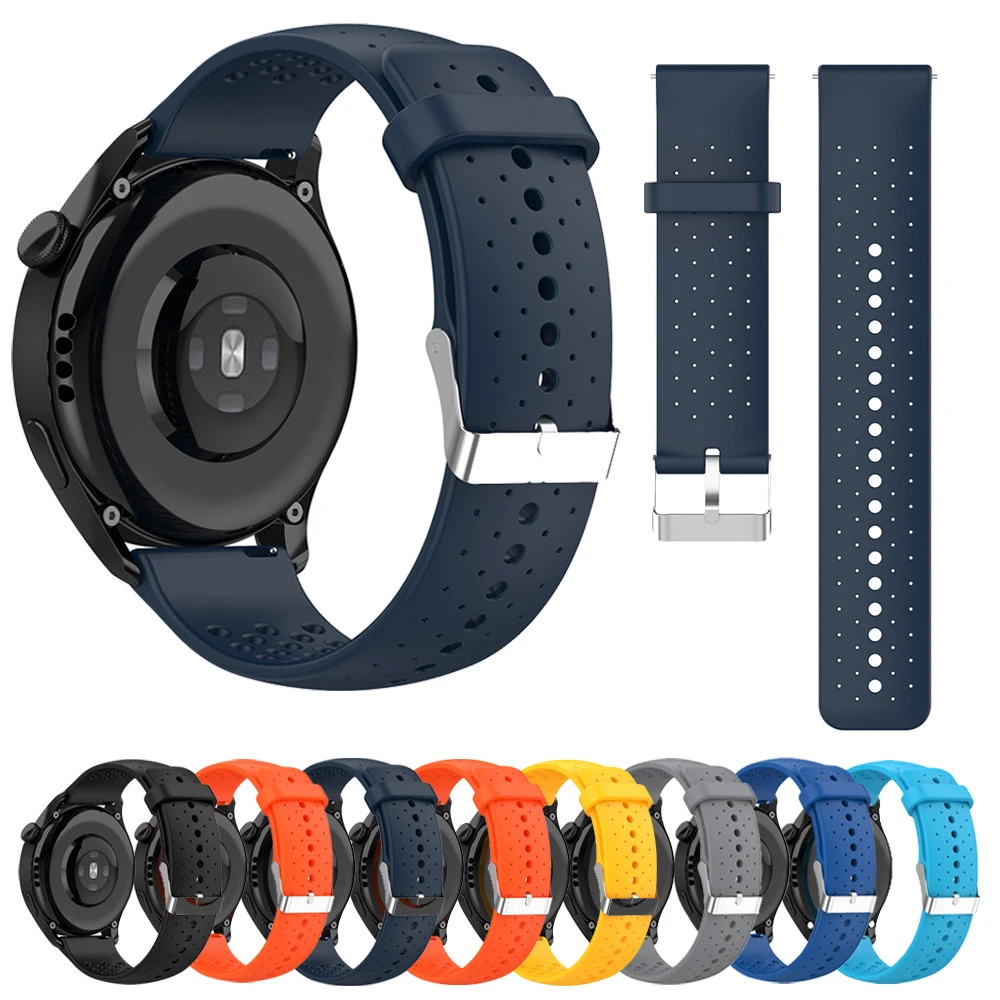 

Silicone Wrist Strap For Huami Watch Amazfit GTR 3 Pro 2 2e 47mm 42mm Band Stratos GTS 2 Bip S Pace 20mm 22mm Sport Watchbands