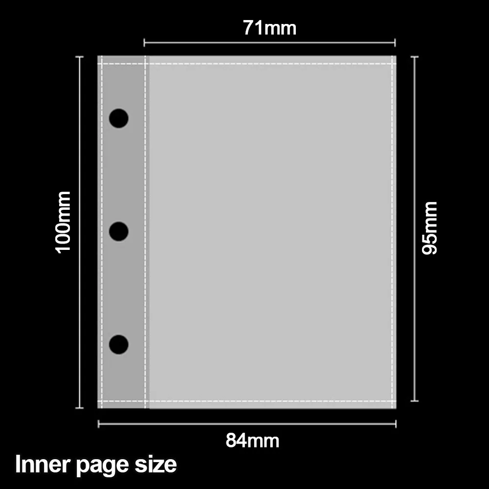 Mini 3 Inch Photo Protector Album PP Material