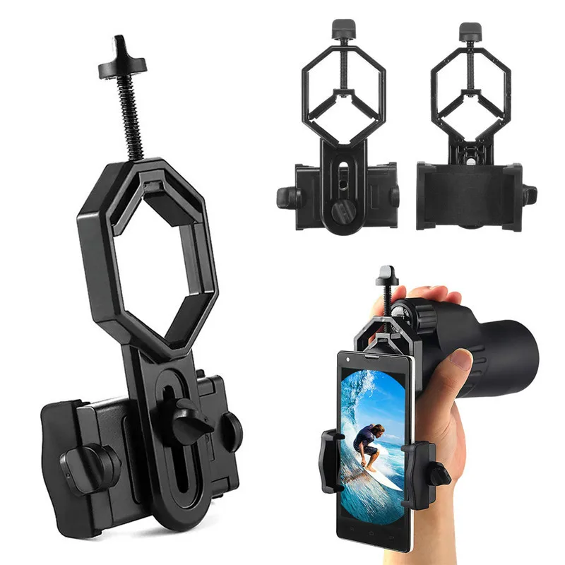 Universal Cell Phone Adapter Clip Mount Binocular Monocular Spotting