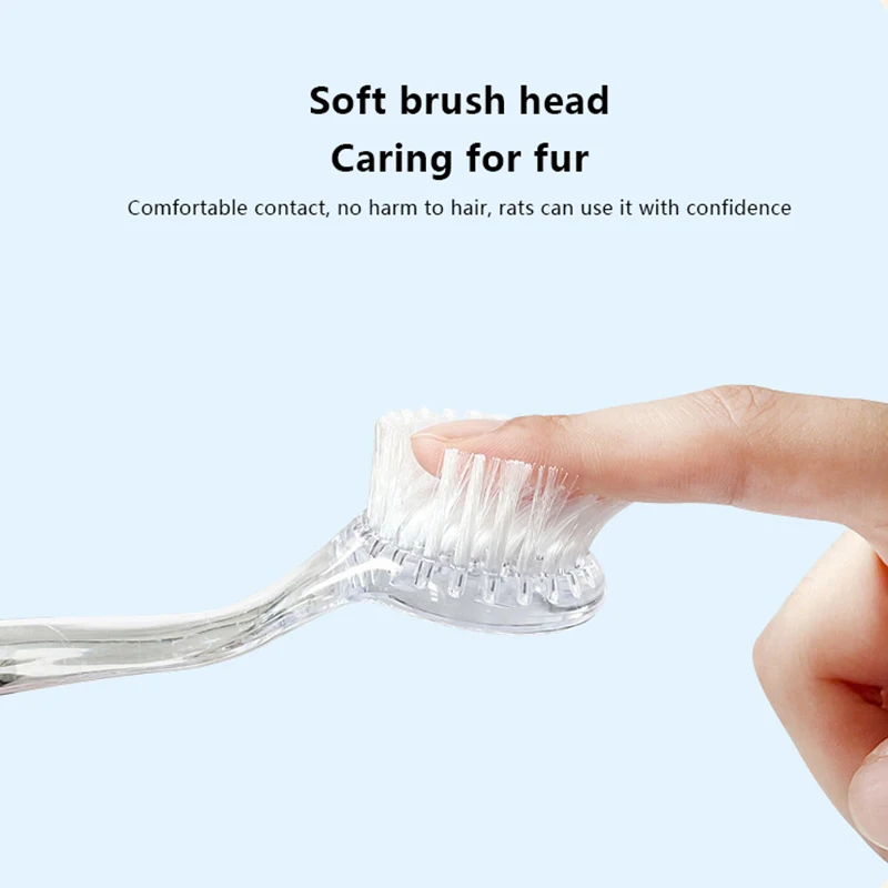 Guinea Pig Cleaning Tools Pet Grooming Brush Hedgehog Massage Bathing Combs Small Animals Cleaning And Beauty Tool Accessories