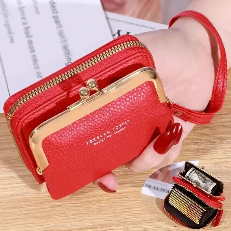 Stylish Women's Wristlet Purse with Spacious Coin Pouch & Multi Card Slots
