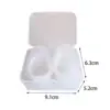 2 Pieces Silicone Eye Wash Cups Soft Resuable Portable Eye Flush Cleaning Cups 6