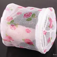 (1pcs)Bracelet with Bracket Printed Bra Protective Washing Bag Underwear Washing Bag Washing Machine Laundry Net Bag 2