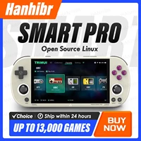 Trimui-consola de juegos portátil Smart Pro, pantalla IPS de 4,96 pulgadas, sistema Linux, Joystick, iluminación RGB, Smartpro, Retro, videojuegos, regalos para niños