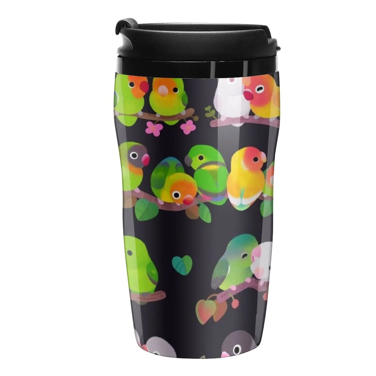 

New Lovebird - dark Travel Coffee Mug Coffee To Go Pretty Coffee Cup