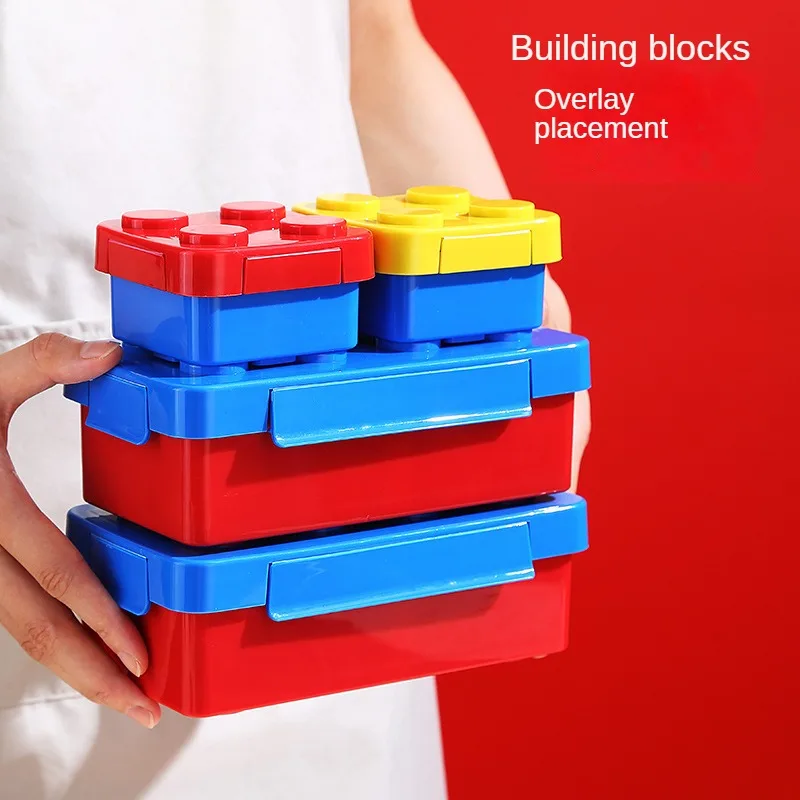 

Hot Selling Fun Creative Building Blocks Lunch Box