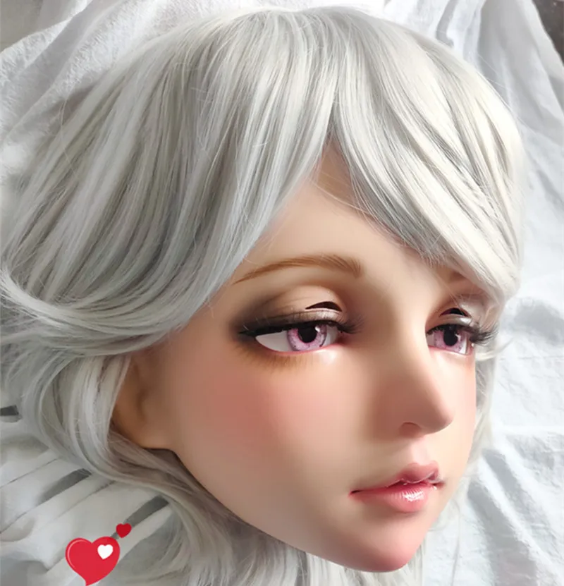 Produktbild von Realistische Silikon-Kopfmaske Für Frauen – Weich & Elastisch Für Crossdressing, Cosplay & Halloween | Mit Augen-, Nasen- & Mundöffnung