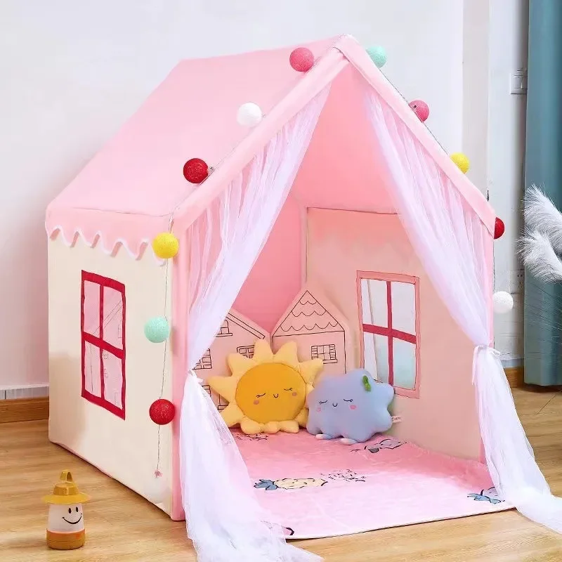 New Baby Tent Children's Home Girl's Small House Children's Entertainment Game House Baby Outdoor Play Amusement Park Game Tent
