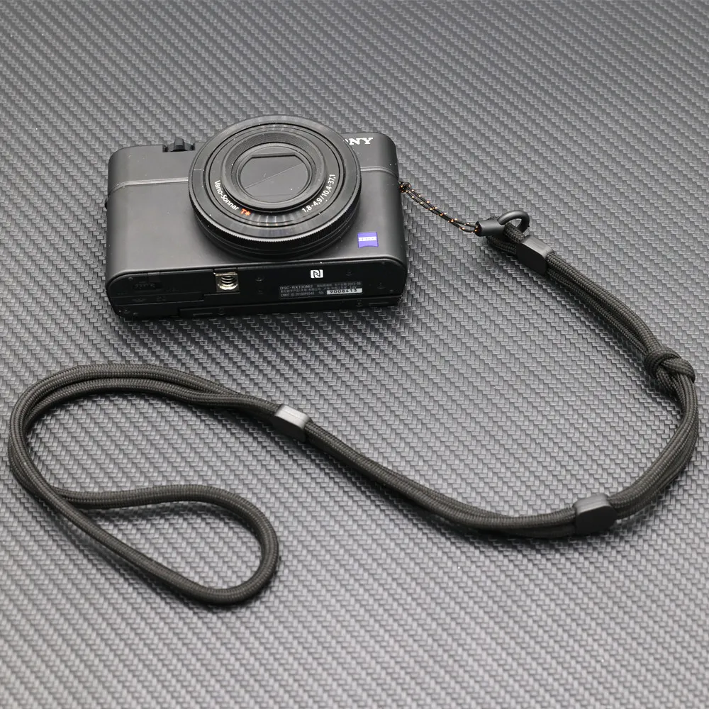 RX100 M3 M4 M5 M6 M7 캐논 G7X 리코 GR2 GR3 GR3X용 휴대용 경량 조절 가능 분실 방지 손목 스트랩 끈